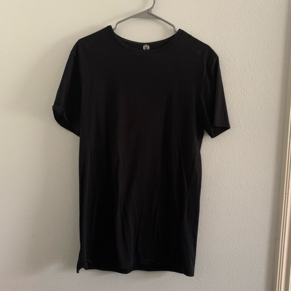 Zine black fitted shirt